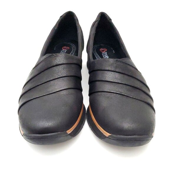 Btrue By Baretraps Gisela Brown Round Closed Toe Slip-On Shoes Women's Size 9.5M - Picture 3 of 12